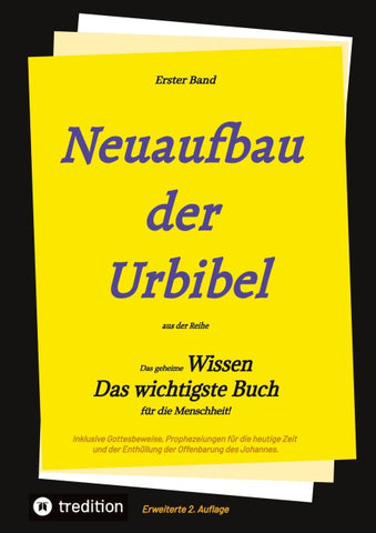 2. Auflage 1. Band von Neuaufbau der Urbibel