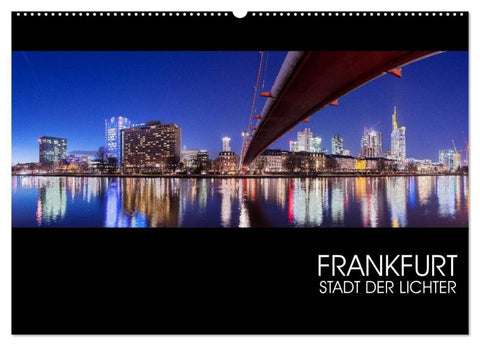Frankfurt (Wandkalender 2027 DIN A2 quer), CALVENDO Monatskalender