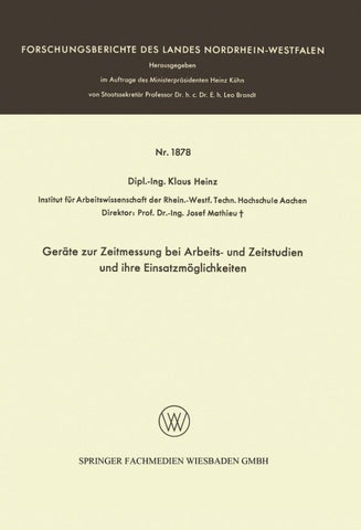 Geräte zur Zeitmessung bei Arbeits- und Zeitstudien und ihre Einsatzmöglichkeiten