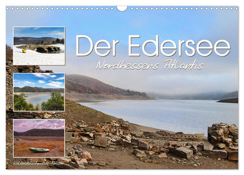 Der Edersee, Nordhessens Atlantis (Wandkalender 2027 DIN A3 quer), CALVENDO Monatskalender