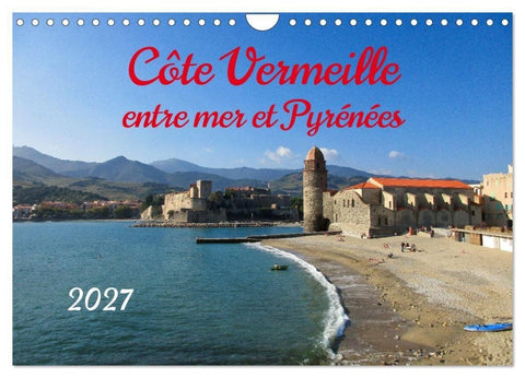 Côte Vermeille entre mer et Pyrénées (Calendrier mural 2027 DIN A4 vertical), CALVENDO calendrier mensuel
