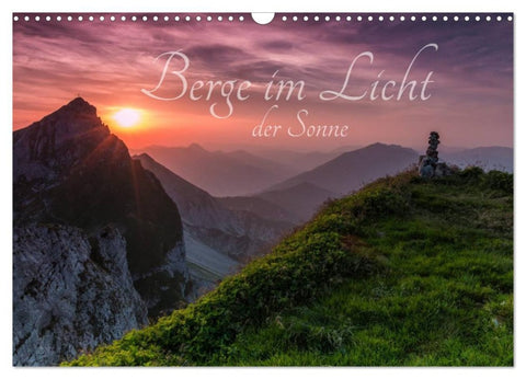 Berge im Licht der Sonne (Wandkalender 2026 DIN A3 quer), CALVENDO Monatskalender