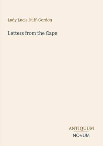 Letters from the Cape