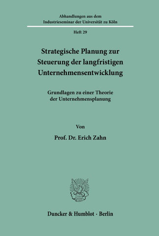 Strategische Planung zur Steuerung der langfristigen Unternehmensentwicklung.