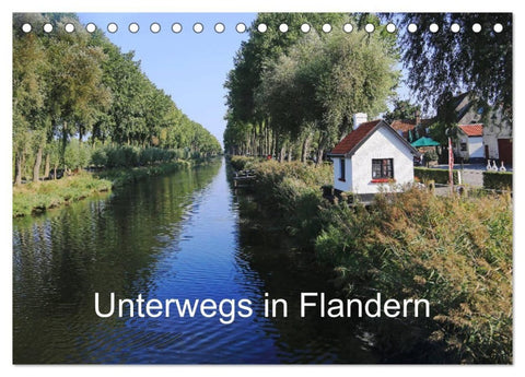 Unterwegs in Flandern (Tischkalender 2027 DIN A5 quer), CALVENDO Monatskalender