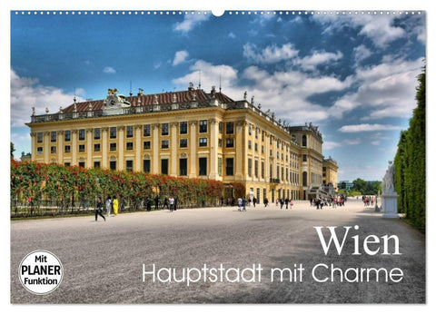 Wien - Haupstadt mit Charme (Wandkalender 2027 DIN A2 quer), CALVENDO Monatskalender