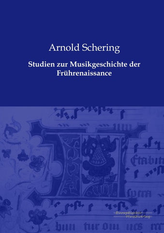 Studien zur Musikgeschichte der Frührenaissance