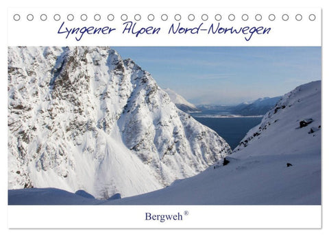 Lyngener Alpen Nord-Norwegen (Tischkalender 2027 DIN A5 quer), CALVENDO Monatskalender