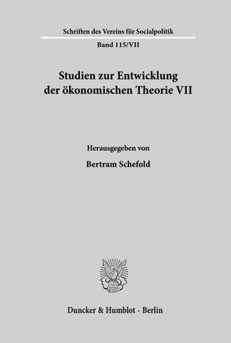 Probleme der Konjunkturtheorie im ausgehenden 19. Jahrhundert.