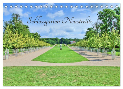 Schlossgarten Neustrelitz (Tischkalender 2026 DIN A5 quer), CALVENDO Monatskalender