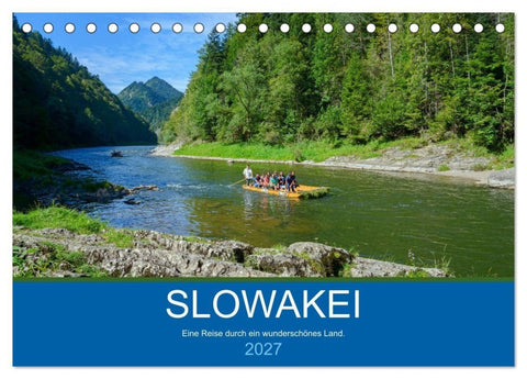 Slowakei - Eine Reise durch ein wunderschönes Land. (Tischkalender 2027 DIN A5 quer), CALVENDO Monatskalender