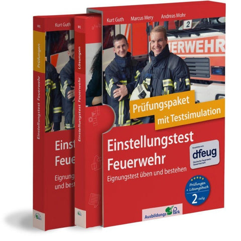 Einstellungstest Feuerwehr: Prüfungspaket mit Testsimulation