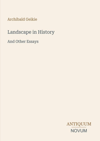Landscape in History