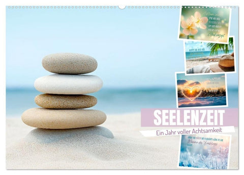 SEELENZEIT Ein Jahr voller Achtsamkeit (Wandkalender 2027 DIN A2 quer), CALVENDO Monatskalender