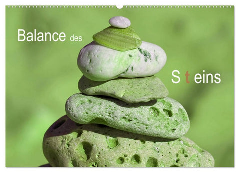 Balance des Steins (Wandkalender 2026 DIN A2 quer), CALVENDO Monatskalender
