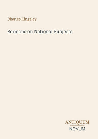 Sermons on National Subjects