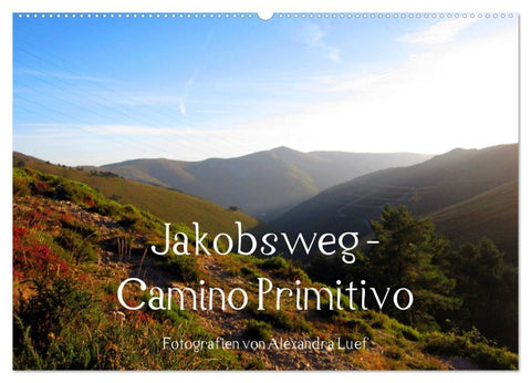 Jakobsweg - Camino Primitivo (Wandkalender 2026 DIN A2 quer), CALVENDO Monatskalender