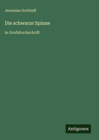 Die schwarze Spinne
