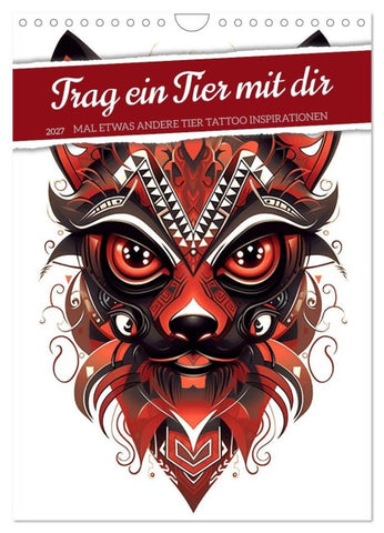 Trag ein Tier mit dir (Wandkalender 2027 DIN A4 hoch), CALVENDO Monatskalender