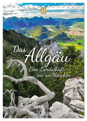 Das Allgäu - eine Landschaft wie im Märchen (Tischkalender 2027 DIN A5 hoch), CALVENDO Monatskalender