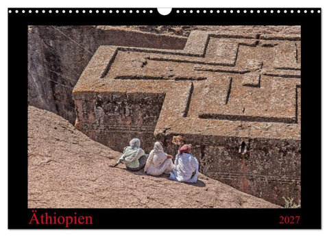 Äthiopien (Wandkalender 2027 DIN A3 quer), CALVENDO Monatskalender