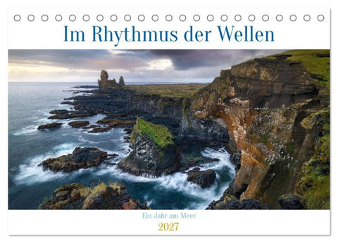 Im Rhythmus der Wellen - Ein Jahr am Meer (Tischkalender 2027 DIN A5 quer), CALVENDO Monatskalender