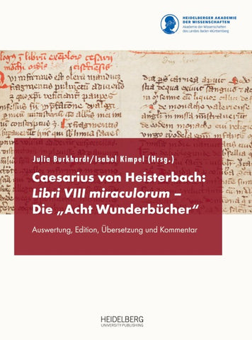 Caesarius von Heisterbach: Libri VIII miraculorum – Die „Acht Wunderbücher“