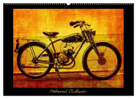 Motorrad Oldtimer (Wandkalender 2027 DIN A2 quer), CALVENDO Monatskalender