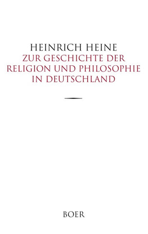 Zur Geschichte der Religion und Philosophie in Deutschland
