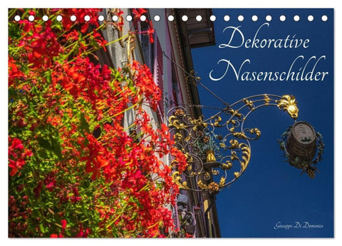 Dekorative Nasenschilder (Tischkalender 2026 DIN A5 quer), CALVENDO Monatskalender
