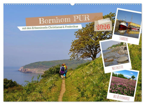 Bornholm Pur (Wandkalender 2026 DIN A2 quer), CALVENDO Monatskalender