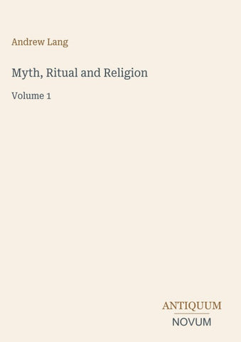 Myth, Ritual and Religion