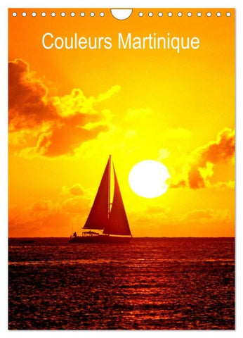 Couleurs Martinique (Calendrier mural 2026 DIN A4 horizontal), CALVENDO calendrier mensuel