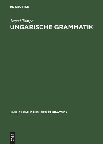 Ungarische Grammatik