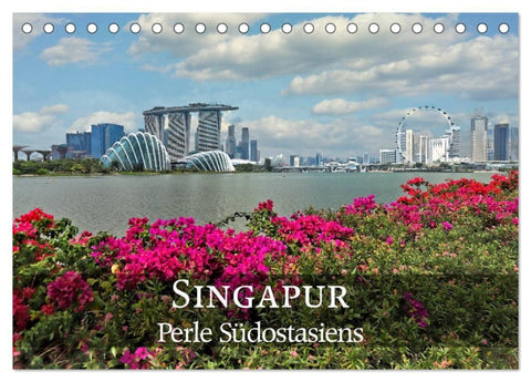Singapur - Perle Südostasiens (Tischkalender 2027 DIN A5 quer), CALVENDO Monatskalender