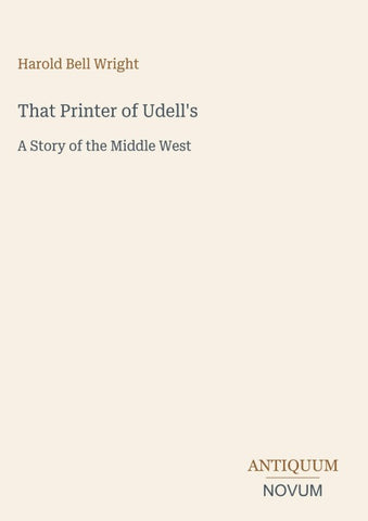 That Printer of Udell's