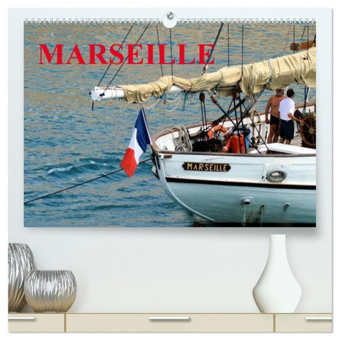MARSEILLE (Calendrier mural haut de gamme 2027 DIN A2 vertical), CALVENDO calendrier mensuel