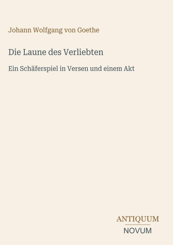 Die Laune des Verliebten