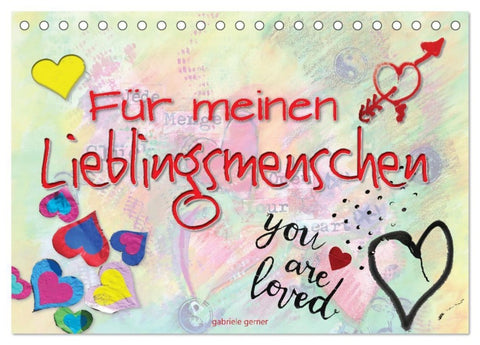 Für meinen Lieblingsmenschen (Tischkalender 2027 DIN A5 quer), CALVENDO Monatskalender