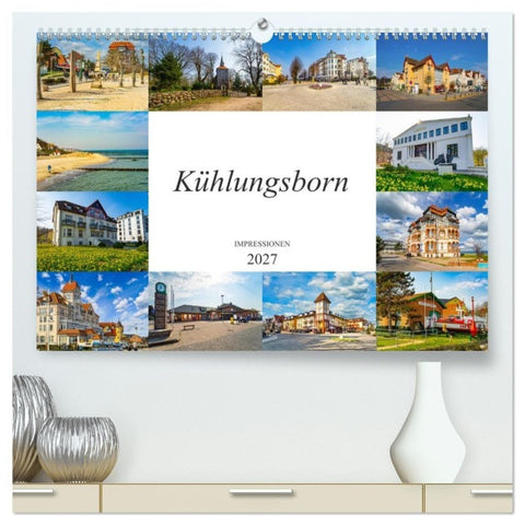 Kühlungsborn Impressionen (hochwertiger Premium Wandkalender 2027 DIN A2 quer), Kunstdruck in Hochglanz