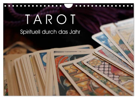 Tarot. Spirituell durch das Jahr (Wandkalender 2027 DIN A4 quer), CALVENDO Monatskalender
