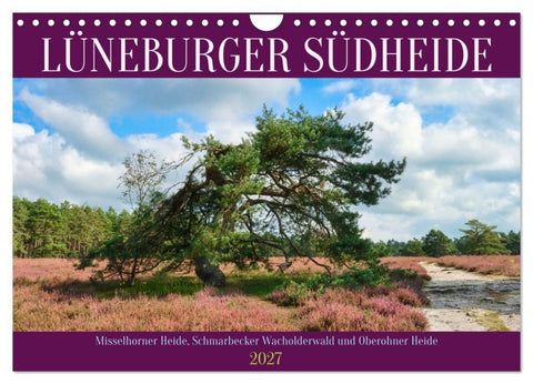 Lüneburger Südheide (Wandkalender 2027 DIN A4 quer), CALVENDO Monatskalender