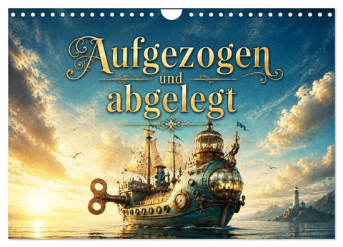 Aufgezogen und abgelegt (Wandkalender 2027 DIN A4 quer), CALVENDO Monatskalender