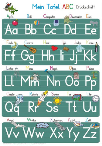 Mein Tafel-ABC in Druckschrift