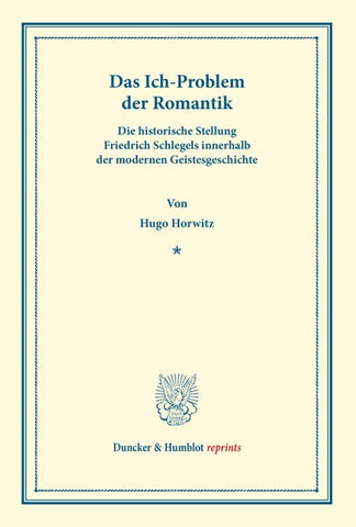 Das Ich-Problem der Romantik
