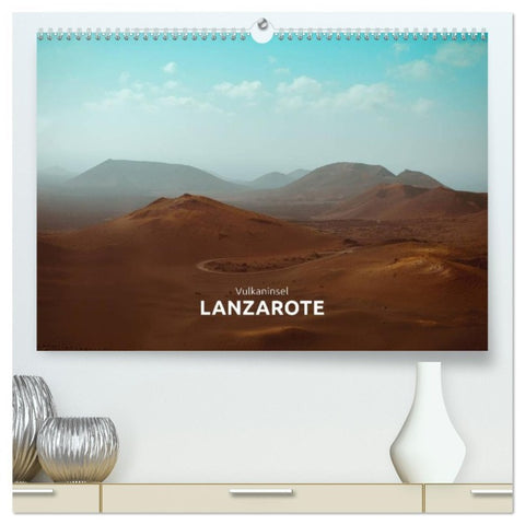 Vulkaninsel - Lanzarote (hochwertiger Premium Wandkalender 2026 DIN A2 quer), Kunstdruck in Hochglanz