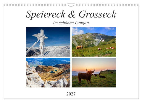 Speiereck & Grosseck (Wandkalender 2027 DIN A3 quer), CALVENDO Monatskalender