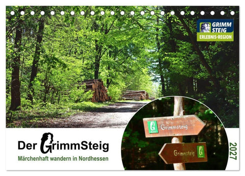 Der Grimmsteig (Tischkalender 2027 DIN A5 quer), CALVENDO Monatskalender