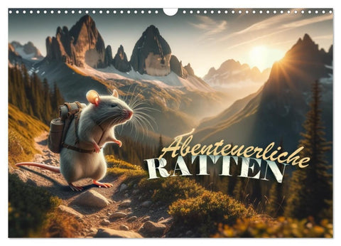 Abenteuerliche Ratten (Wandkalender 2027 DIN A3 quer), CALVENDO Monatskalender
