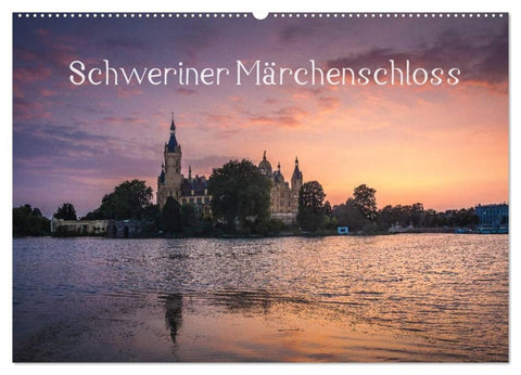 Schweriner Märchenschloss (Wandkalender 2027 DIN A2 quer), CALVENDO Monatskalender